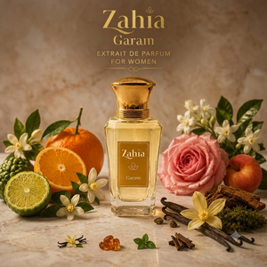 น้ำหอม ZAHIA GARAM พรีเมียม เอ็กซ์แตร์ต เดอ ปาร์ฟูม กลิ่นหอมหรูหราติดทนนาน กลิ่นอู๊ดและมะลิ สำหรับผู้หญิง ขนาด 50 มล. บรรจุในขวดแก้วคลาสสิก - Product Image 3