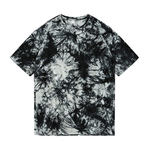 2025 <b>Tie</b>-Dye T-shirt OEM <b>Tie</b> Dye Tshirt Summer Heavyweight Oversized Crew Neck 100% cotton, T-shirt for men, loose fit, printed - Product Image 3