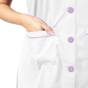 Nuevo estilo, elástico, logotipo personalizado, uniformes de Hospital, batas de laboratorio médico, uniforme de enfermera, uniformes médicos, traje hecho en Pakistán - Product Image 3