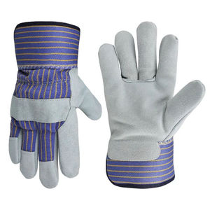 Guantes para aparejo de muebles hechos en Pakistán, guantes de trabajo de seguridad, forro de algodón de cuero transpirable, manguito de goma, soldadura antideslizante - Product Image 1