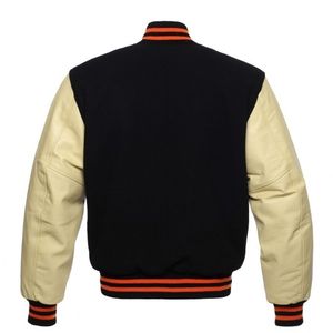 OEM personalizado de los hombres de la Universidad de los deportes Varsity chaqueta de lana Bomber vuelo liso en blanco chaquetas de béisbol de invierno estilo Letterman bordado - Product Image 2