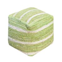 Pouf ottoman en coton imprimé vintage Art Déco fait main, coussin de sol, repose-pieds, siège, décoration de salon, décoration de mariage, antistatique