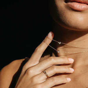 จี้และชาร์มเพชรโมอิสซาไนต์สี D เงินแท้ 925 แบบ Toi Et Moi ดีไซน์แฟนซี พร้อมทรงมาร์คีส์และทรงกลม - Product Image 4