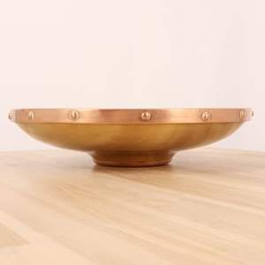 ACMI Simple Design Copper Polished Round Food <b>Bowl</b> Home and Kitchenware <b>Metal</b> <b>Mixing</b> <b>Bowl</b> at Wholesale Price for Parties - Product Image 2