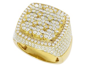 Hip Hop Style Customize Moissanite Diamond <b>Studded</b> In S925 Sterling Silver Party Wear Ring <b>for</b> <b>Men</b> - Product Image 4