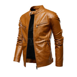 Chaqueta de cuero de moda para hombre totalmente personalizada al mejor precio, chaqueta de cuero de moda hecha en Pakistán - Product Image 3
