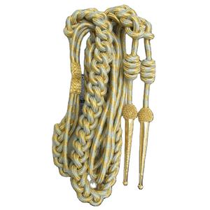 Aiguillettes d'épaule en fil d'argent écologique OEM Pakistan, embouts de gros pour uniformes de Zambie, épaulettes d'uniforme - Product Image 2