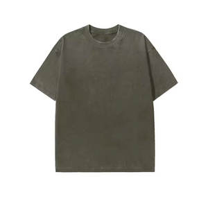 เสื้อยืดผ้าฝ้าย100% สำหรับผู้ชายสินค้าออกใหม่เสื้อแนวสตรีทถักยาว250 GSM ดีไซน์แฟชั่นสุดพิเศษ - Product Image 4