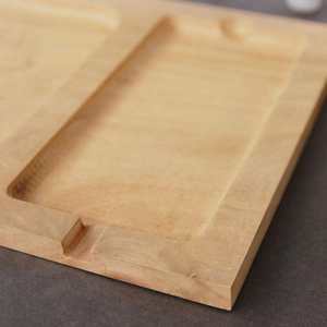 Bandeja de servicio de madera de lujo al por mayor para el hogar decorativo Hotel restaurante Bar utensilios de cocina Decoración de mesa cantidad a granel más vendida - Product Image 2