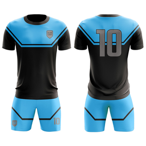 Maillot de joueur personnalisé de haute qualité, version professionnelle, 100 % polyester, léger, écologique, respirant, col en V à quatre voies pour homme - Product Image 3