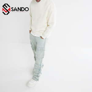 เสื้อมีฮู้ดผ้าฝ้าย100% ผู้ชายซักได้แบบสวมศีรษะน้ำหนักเบา3D ออกแบบได้เองสำหรับเสื้อสเวตเชิ้ตขนาดใหญ่พิมพ์ลายพัฟ - Product Image 3