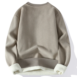 Vente en gros chandail uni personnalisé de qualité supérieure 100% coton sweat shirt imprimé graphique logo brodé pull hommes sweat ras du cou - Product Image 6