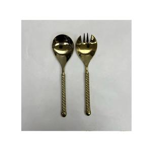 Fantastique service à salade en métal, nouveau look, service à salade en métal, prix de gros, nouveau Design, couverts - Product Image 1