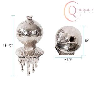 Contemporary Handmade Lightweight Metal <b>Tabletop</b> Vase for High-End Interior Decoration and Modern Homes - Product Image 3