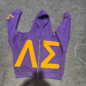 Sudadera Corta Extra Grande con Efecto Desgastado, Sudadera Gruesa de Felpa de Algodón de 400 g/m², Sudadera Urbana Gruesa - Product Image 6