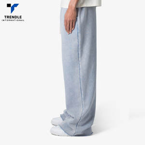 Pantalon de survêtement ample pour homme en toile, coupe droite, décontracté, respirant, séchage rapide, tendance, prix de gros abordable - Product Image 2