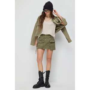 เสื้อเบลาส์คอวี บลูซชิมเมอร์ ผ้าตุรกี แขนสั้น ทรงลำลอง ใส่สบาย 100% โพลีเอสเตอร์ - Product Image 3