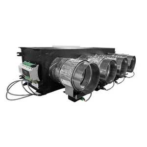 Kit de système HVAC industriel flexible Aircontrol à 4 zones avec unité de contrôle motorisée pour volets WiFi, interface version PAL - Product Image 1