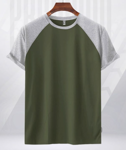 เสื้อยืดผู้ชายผ้าฝ้าย100% พรีเมี่ยมคุณภาพ180 GSM เสื้อผ้าแนวสตรีทเสื้อแขนสั้นสไตล์แร็กแลนมีหลายสีให้เลือกทรงพอดีตัว - Product Image 2