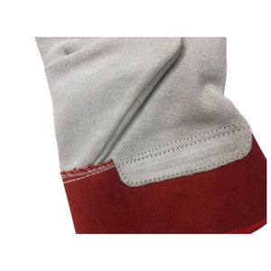 Guantes de Trabajo Dobles con Palma Reforzada, de Cuero, Sin Látex, con Puño Reforzado, Agarre Fuerte y Duradero, que Brindan Soporte Estable para Materiales Pesados - Product Image 6