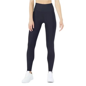 Ropa de entrenamiento con LOGOTIPO personalizado para mujer, traje de yoga sin costuras con mallas de cintura alta y conjunto de Sujetador deportivo corto, diseño de patrón sólido - Product Image 3