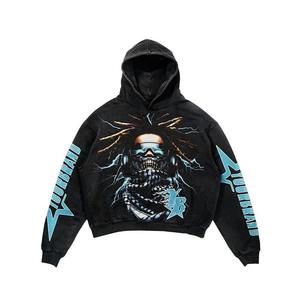 Chándal acampanado con logotipo de serigrafía personalizado 2024, chándal 100% de algodón, pantalones de chándal acampanados pesados - Product Image 2