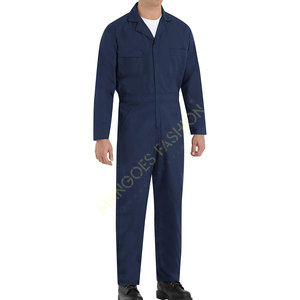 Traje de Trabajo Azul Marino de Primera Calidad para Hombre, Uniformes de Mecánico de Algodón Resistente, Ropa de Trabajo Profesional Cómoda - Product Image 6