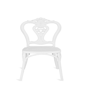 Tabouret d'église de jardin blanc empilable Regal robuste d'extérieur de luxe Chaises de fête en plastique sans bras Sièges confortables et durables - Product Image 2