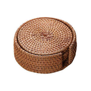 Posavasos Clásicos de Madera para Bebidas y Alimentos con Soporte, Ecológicos, Tamaño Personalizado - Product Image 2