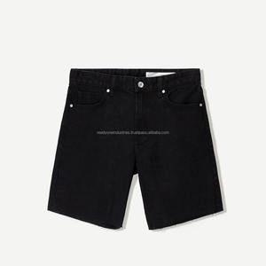 Short en jean taille haute pour femme Jeans droits coupe ample avec toutes les tailles et jambes larges - Product Image 5