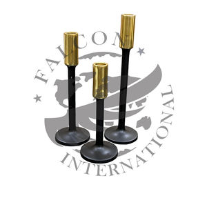 2025 Modern Pillar Christmas Wedding Easter Durable Aluminum <b>Candlestick</b> <b>Holder</b> - Product Image 2