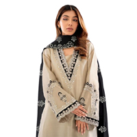 Shalwar Kameez Indien Punjabi style pakistanais broderie perle travail pour les femmes pour le mariage et la fête de fête porter dhoti