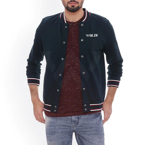 Oversize Leisure Custom Patch Embroidery Leather Sleeve <b>Baseball</b> Letterman Varsity <b>Jacket</b> <b>for</b> <b>Men</b> Plus Size Sweater Bomber Coat - Product Image 4