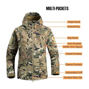Veste de chasse fabriquée dans les meilleurs matériaux, personnalisez votre propre logo, veste de chasse en stock, veste de chasse pour hommes avec conception OEM - Product Image 5