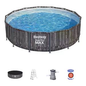 STEEL PRO MAX Effet Bois 5614Z pour Piscine Bestway avec Pompe Filtrante pour 3-4 Personnes 427x107cm - Product Image 3