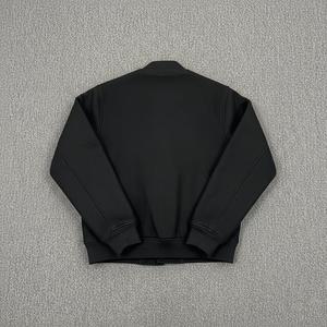 Veste bomber universitaire en chenille brodée sur mesure, col montant, coupe-vent d'hiver, style streetwear, pour hommes - Product Image 2