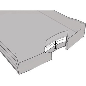 Light Gray Desktop Organizer with 4 Polystyrene <b>Drawers</b> for A4 & C4 <b>Filing</b> HAN IMPULS - Product Image 4