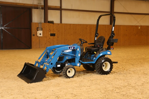 Tracteur utilitaire compact LS MT232HEC MT125 32HP avec chargeur et pelle rétrocaveuse, vente directe d'usine - Product Image 4