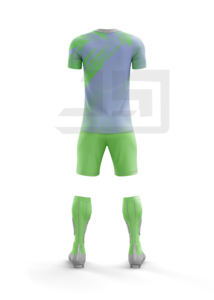 Conjunto de Camiseta y Pantalones Cortos de Fútbol Ligeros Personalizados, 100% Poliéster, Impresión por Transferencia de Calor, Unisex, Tallas para Adultos - Product Image 4