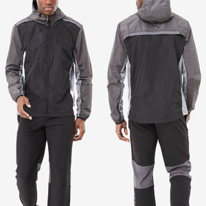 Chaqueta Cortavientos Impermeable Personalizada al por Mayor, 100% Poliéster, para Hombre, Ecológica, de Secado Rápido, Estilo Urbano - Product Image 1