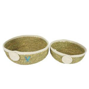 Gran oferta, caja de bandeja para servir cocina, bandeja de jacinto de agua de algas marinas, juego de cubiertos de decoración de despensa de cocina - Product Image 2