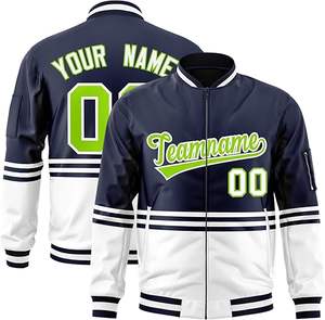 Gran oferta, parches bordados de chenilla, lana, manga de cuero genuino, Letterman Baseball College Varsity, chaquetas personalizadas - Product Image 5