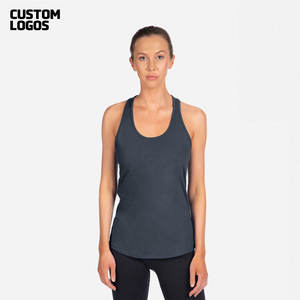 Débardeurs de sport pour femmes 100% coton écologiques à séchage rapide, dos nageur, col rond, amples et sans manches - Product Image 5