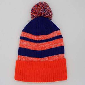 Bonnet d'hiver en tricot pour homme pas cher, bonnet en tricot jacquard pour femme avec pompon, personnalisé, adulte, 100% acrylique - Product Image 1