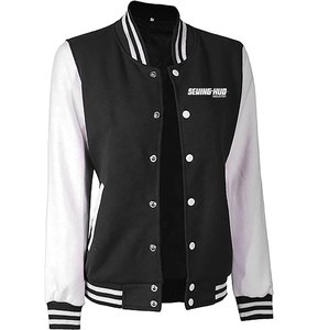 Hommes 2024 Automne Noir Patchwork Graphic Jacket Party Club Outfits pour Bodycon Letter Embroidery Crop Baseball Jacket - Product Image 5