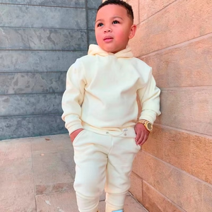 Ropa de diseñador para niño pequeño, chándales de lana, sudadera con logotipo personalizado, conjuntos de sudaderas con capucha para niños - Product Image 6