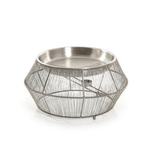 Plat de chauffe-plats en acier inoxydable argenté ou plat de cuisine fait à la main en gros et fournisseurs - Product Image 1