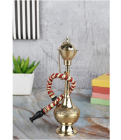 AK Laiton Factice Hukkah Showpiece Métal Décoratif Table Décor Restaurant Décor Avec Or Couleur Chambre Artefacts Ornements
