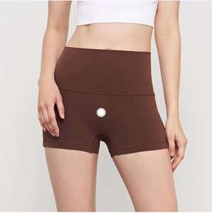 2025 nuevo logotipo personalizable contorno Scrunch deportes Fitness cintura alta gimnasio entrenamiento atlético mujeres Yoga sin costuras - Product Image 2