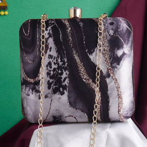 Bolso de mano estampado para mujer, estilo bohemio vintage indio, para boda, con bordado de perlas, impermeable, de microfibra, venta al por mayor, India - Product Image 1